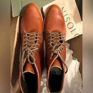 ?NWT?Nisolo Men’s Andres All-Weather Water Resistant Boot - Brandy - Size 12.5 Nisolo | Shoes | Nwtnisolo Mens Andres Allweather Water  main image 3